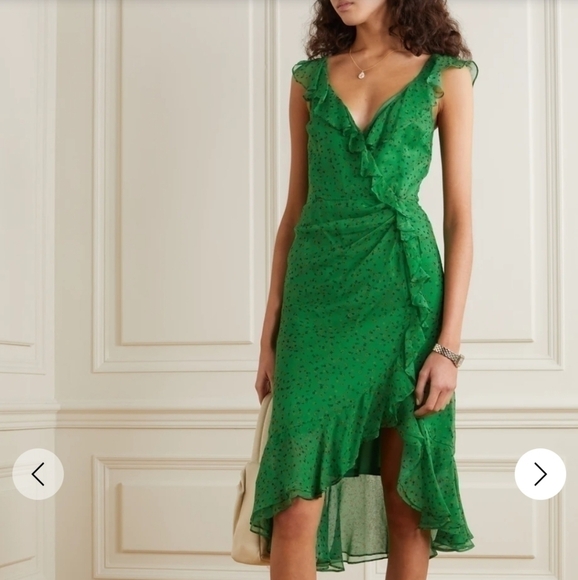 Veronica Beard Amal Floral Print Dress - Picture 1 of 13